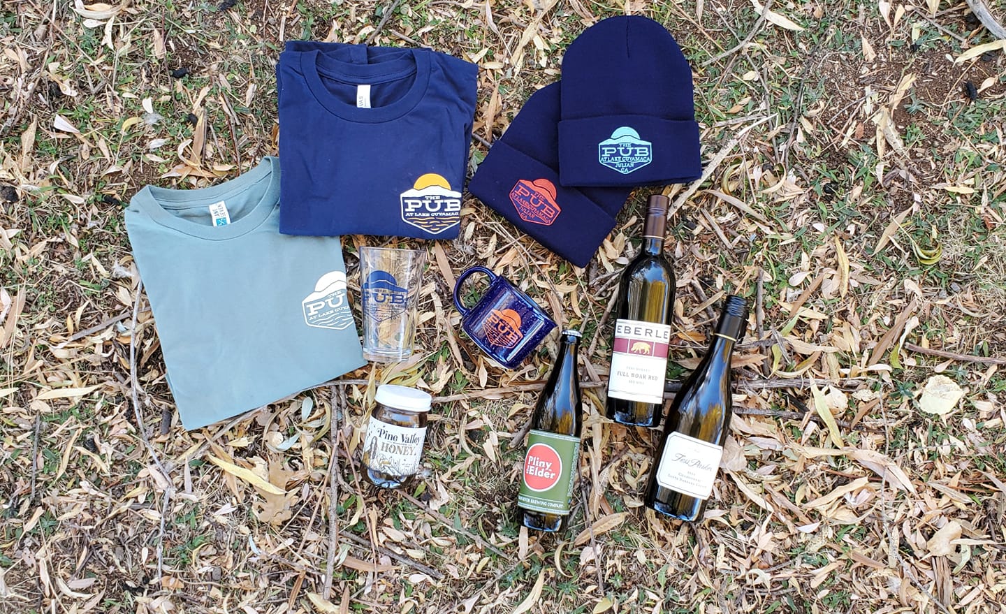 Merchandise & Wine from : The Pub at Lake Cuyamaca