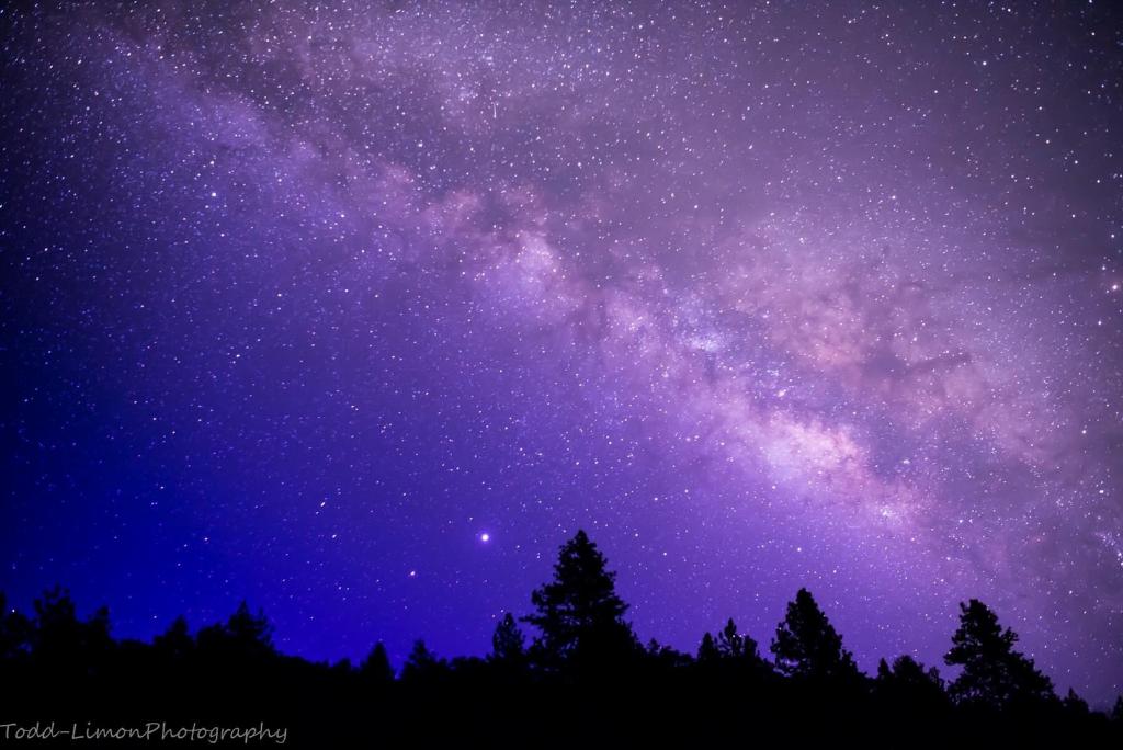 Photo of the Milky Way at the Dark Sky Network