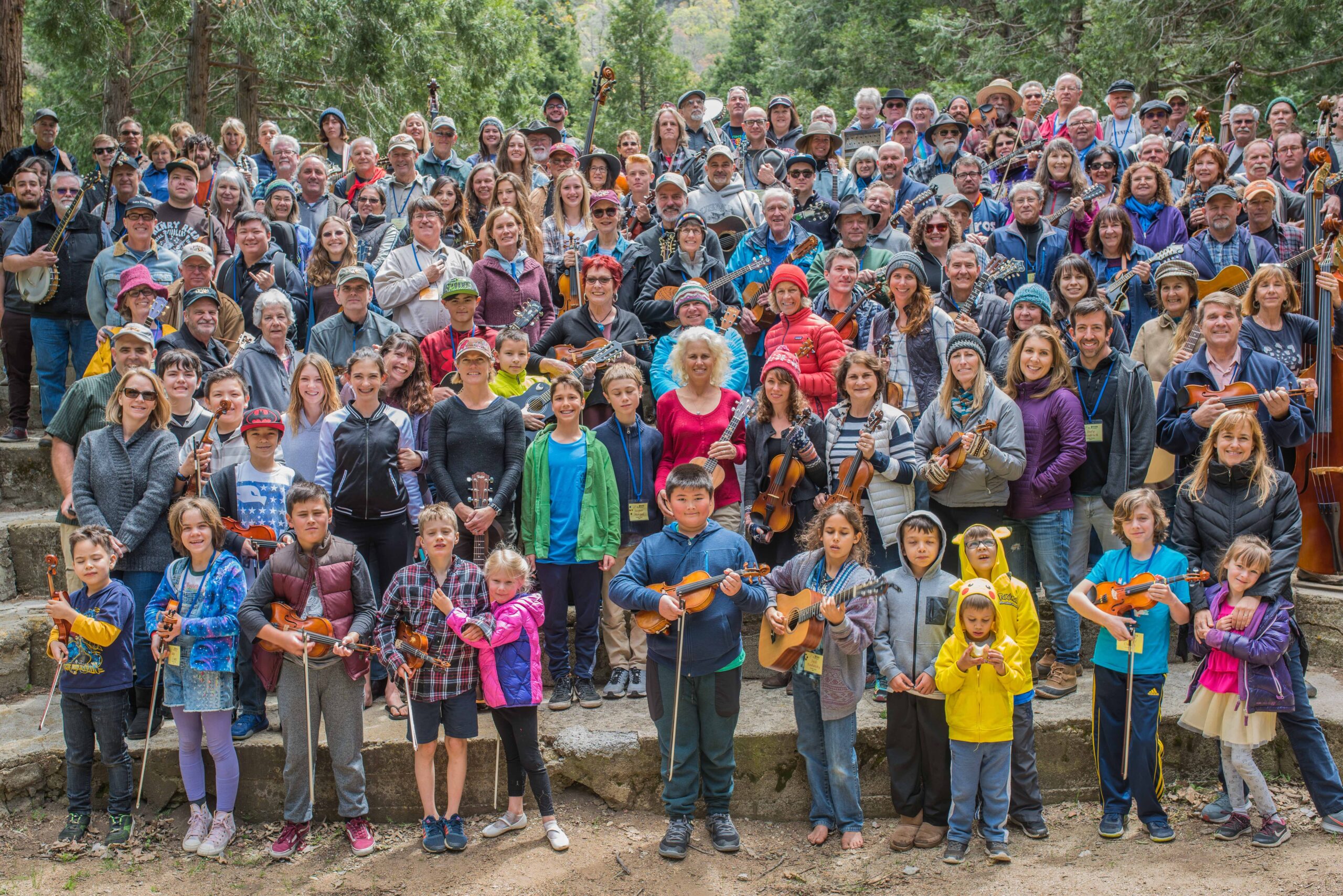 Julian Family Fiddle Camp The whole crew photo 2017