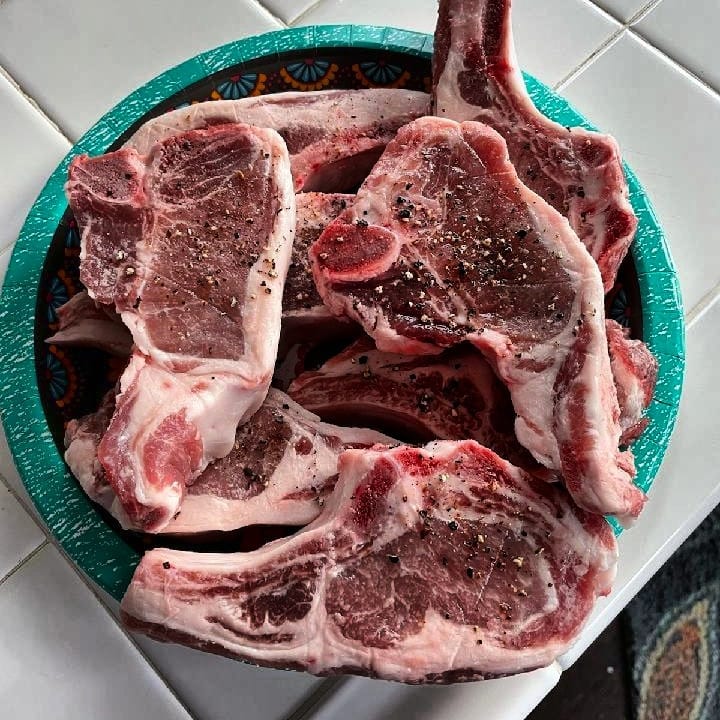 Meat chops photo