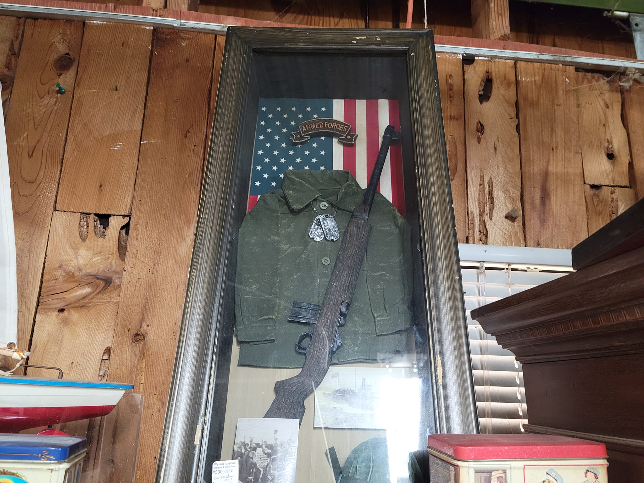 Military jacket from Wynola Junction Antiques and Collectibles