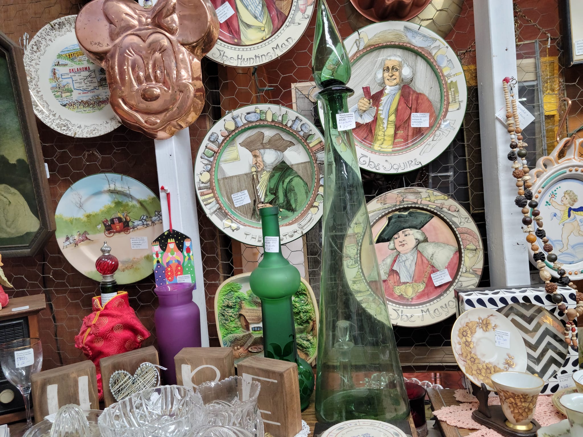 Collector Plates from Wynola Junction Antiques and Collectibles