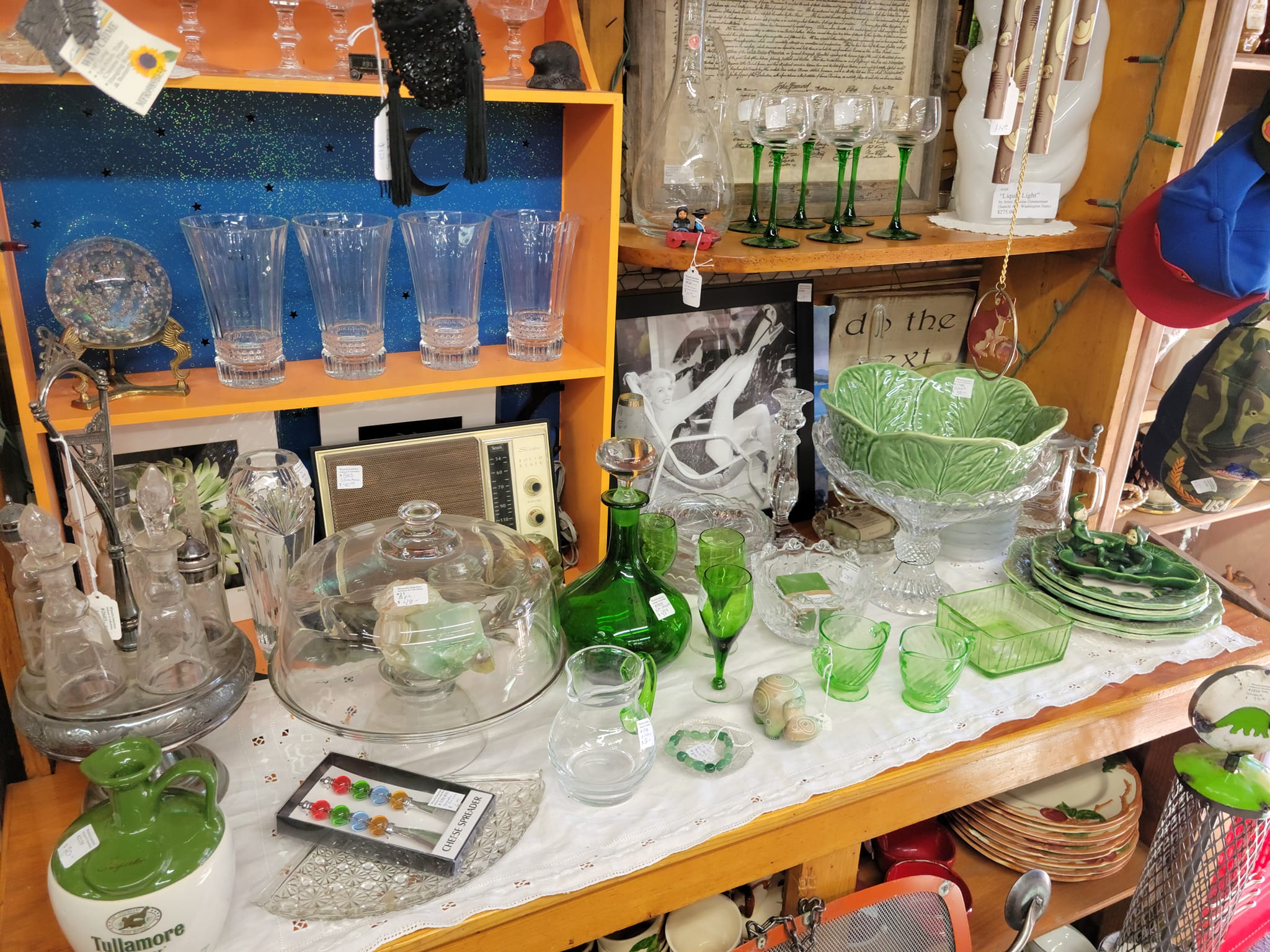 Glassware from Wynola Junction Antiques and Collectibles