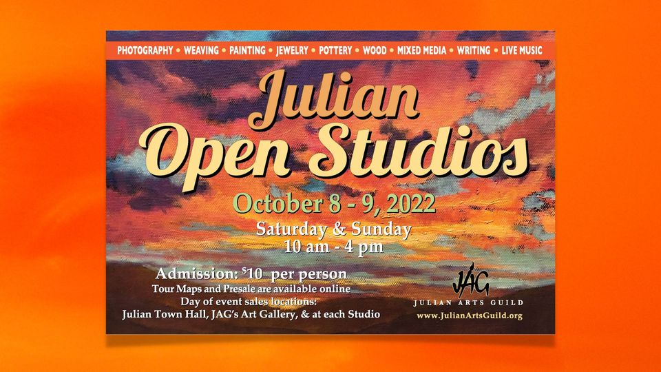 Julian Open Studios Oct. 8-9 22 Poster