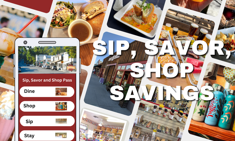 Sip, Savor and Shop Pass Photo